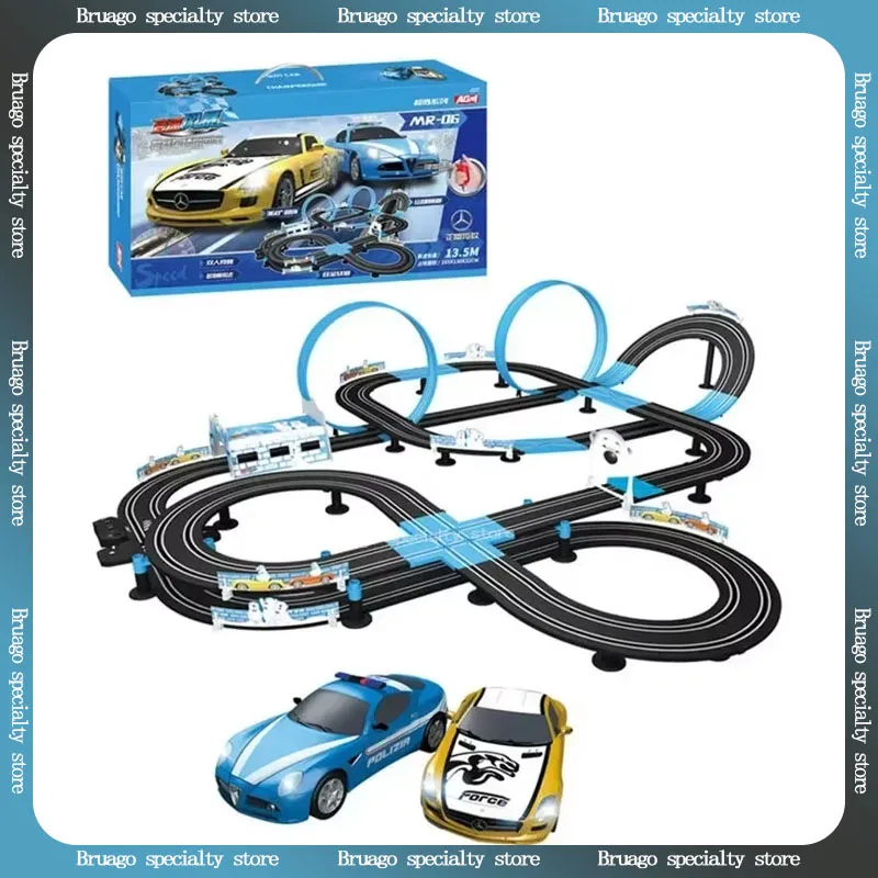 Nové diaľkové ovládacie autá set hračky Racing Track Electric Double Interactive Autorama Circuit Voiture Vianočná hračka pre chlapcov deti