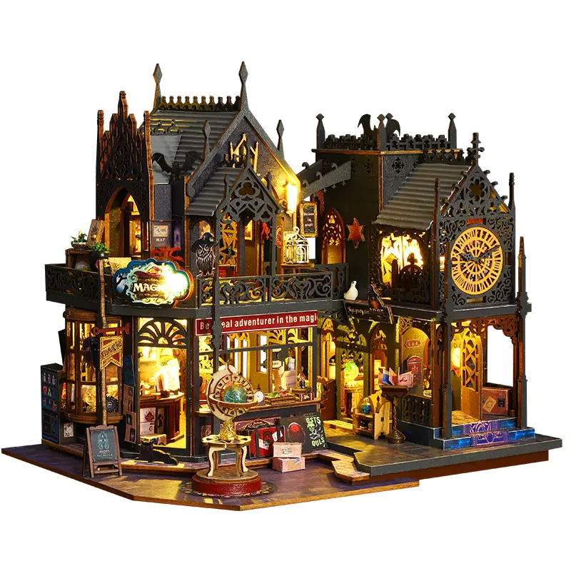 Nové DIY Drevené Magic City Casa Dolls Domes