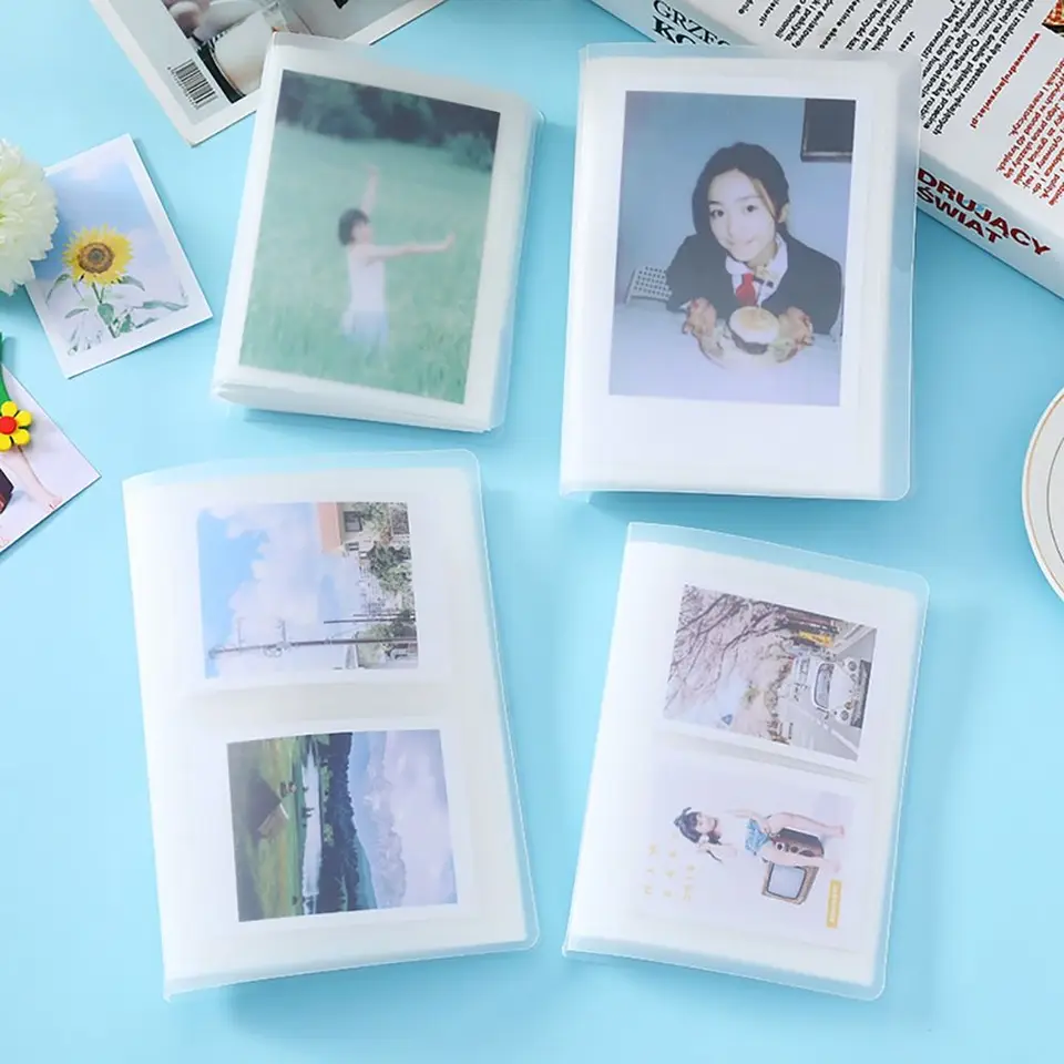 Nové DIY priehľadné PVC Photo album Zhromažďujú držiteľ kníh pre obrázkové karty 3. 4/5/6 palca Photocard Creative Idol Star