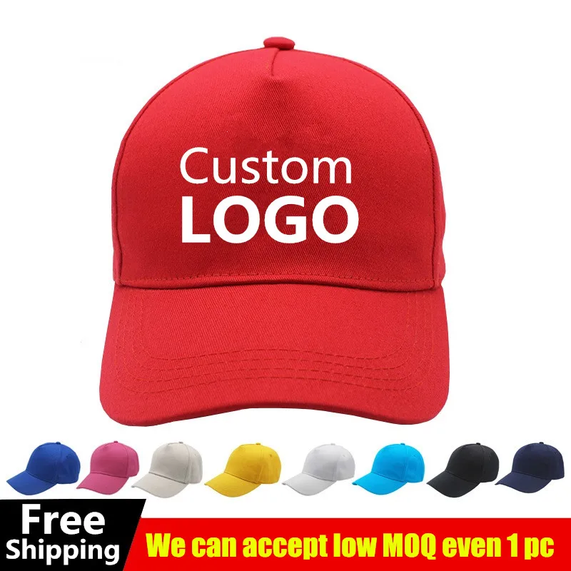 Nové dospelé príležitostné bavlnené vyšívané baseballové čiapky 5 panelov Trucker Snapback klobúky s klobúkom loga Sun Dad Hat