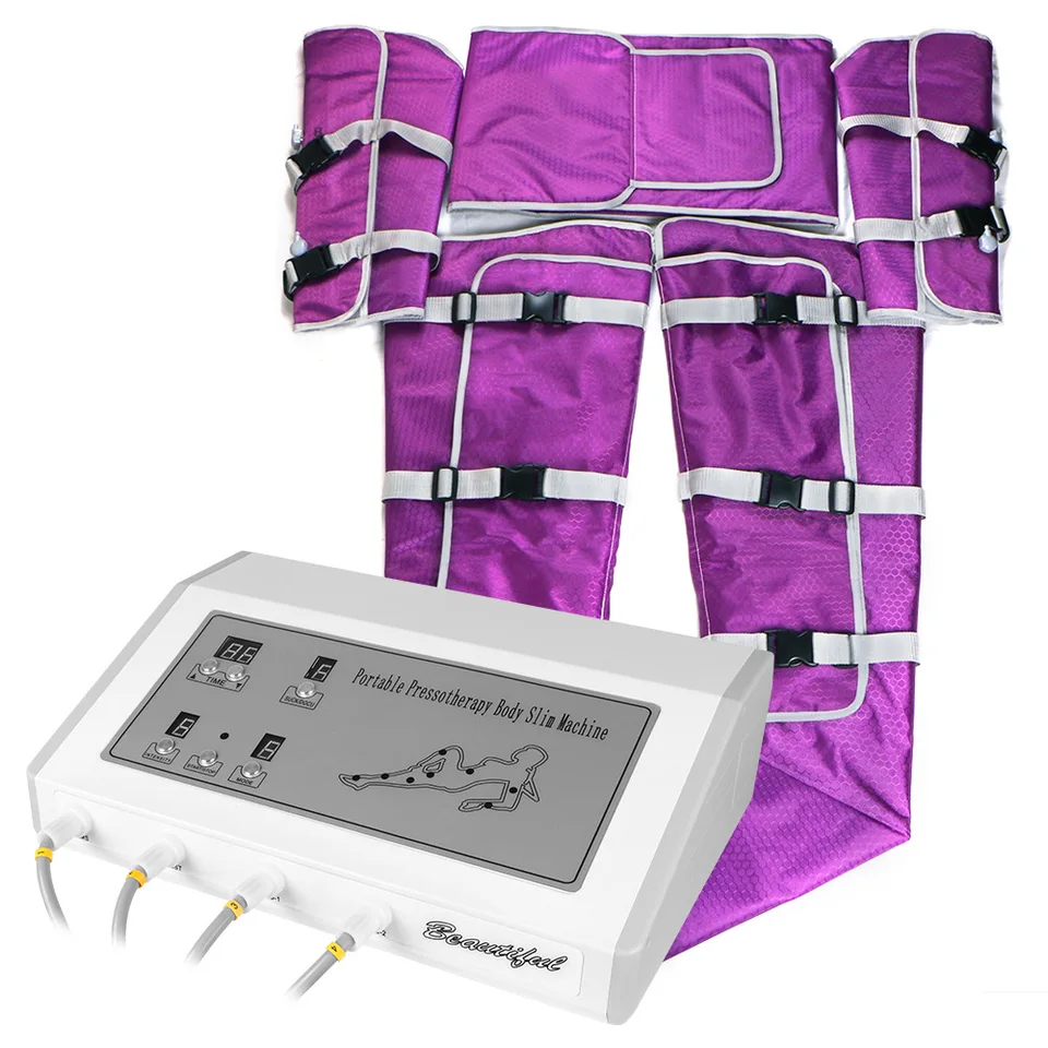 Nové elektrické vzduchové kompresné telo Massager Air Cirkulation Pump Čerpadlo nohy obaly Čeldlá ponožky Detoxikačný stroj EMS