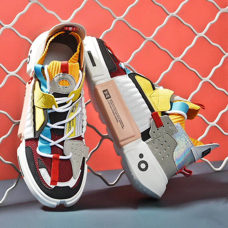 Nové farebné tenisky Muži Tenis Priedušné pánske príležitostné topánky 2023 letné mužské páry topánky Svetlo čierni tréneri Zapatillas hombre