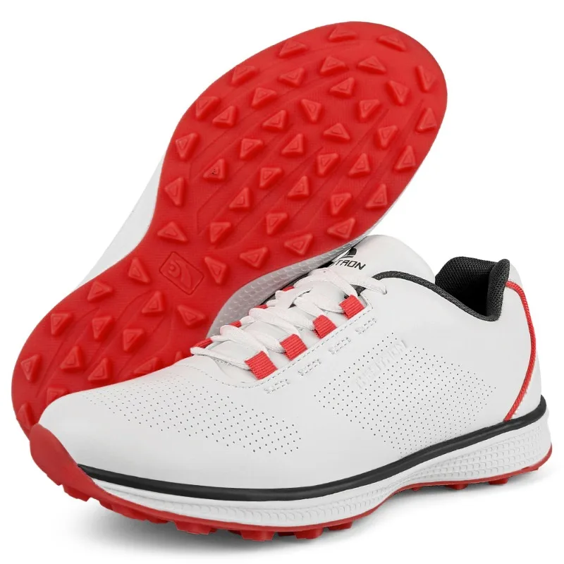 Nové golfové topánky Men spikeless golf tenisky vonkajšie chodiace obuvi mužské telocvične topánky