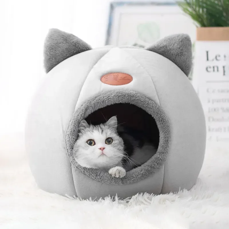 Nové hlboké spánok pohodlie v zime mačka lôžko iittle rohož košík malý psí dom výrobky domáce zvieratá stan Cozy Cave hniezdia Indoor cama gato