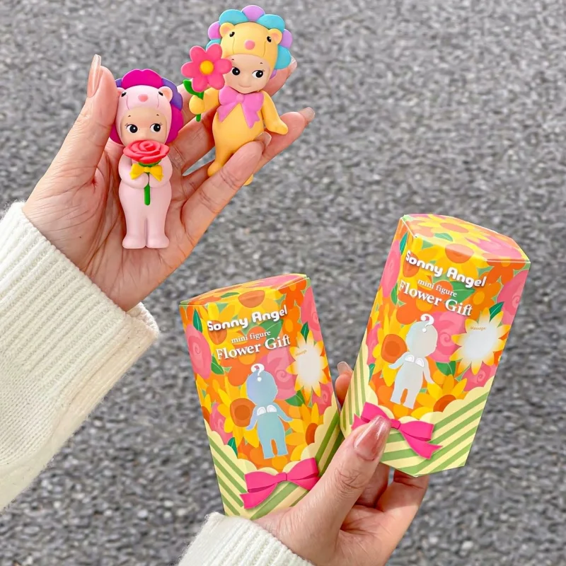 Nové horúce predajné sonny anjelské kvetinové darčeky Blind Box Roztomilý ručne vyrábaný mini modelová stolová dekorácia ozdoba Nový rok darček