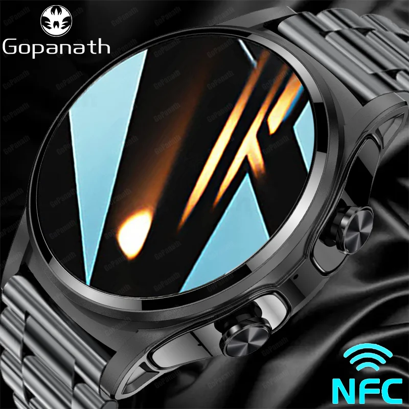 Nové inteligentné hodinky 2-v-1 s TWS Bluetooth Calling Headset NFC 400MAH Hudobná ovládanie batérie 100+ Športový režim Waterproof Smartwatch