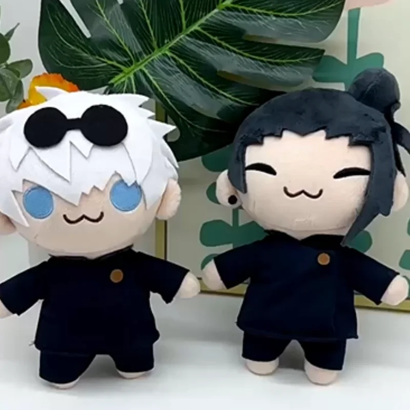 Nové jujutsu kaisen plyšové hračky roztomilé mäkké plnené gojo a geto vankúšové bábiky roztomilé plyšové modely hračky narodeniny vianočný darček