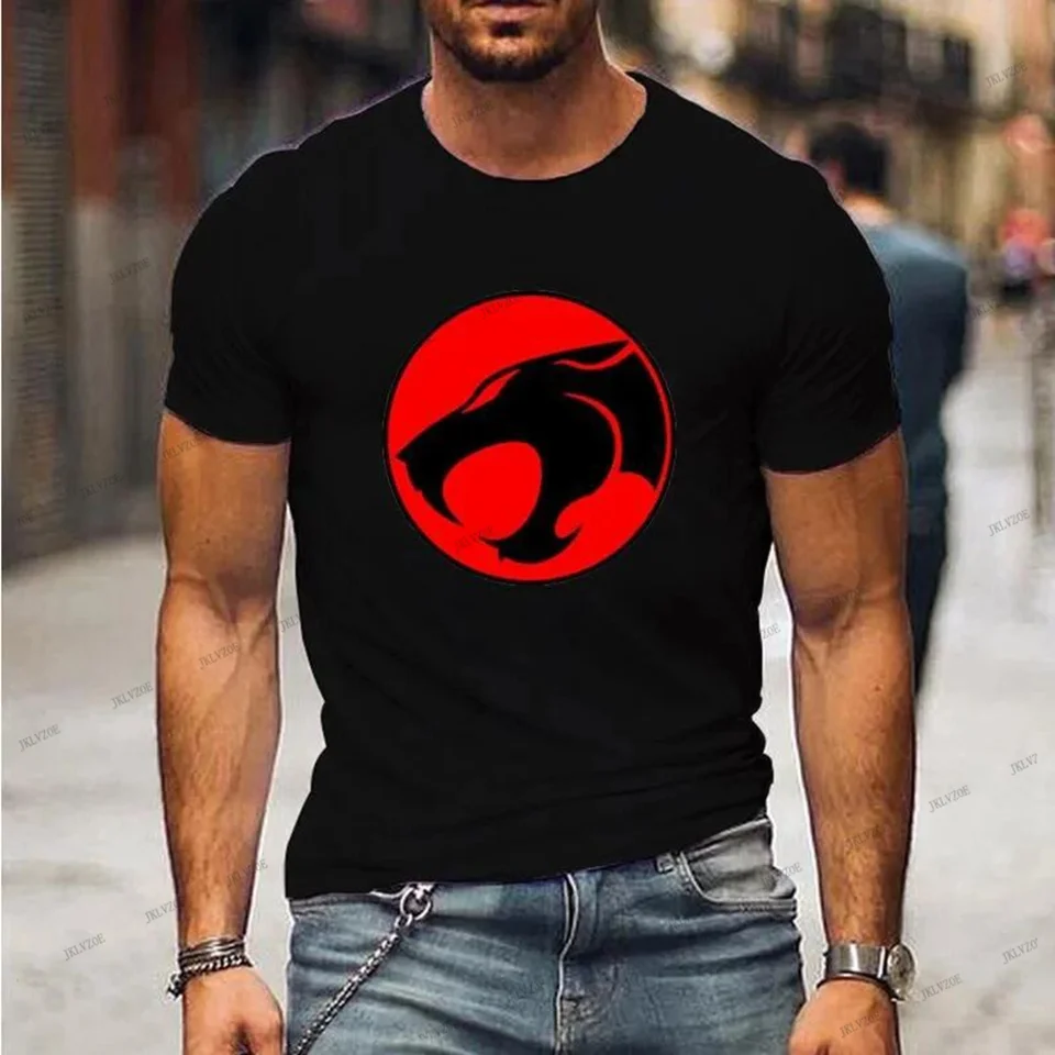 Nové karikatúry Anime Thundercats Trhirts muži a ženy módne tričko Streetwear Nadmerné nadmerné harajuku topy
