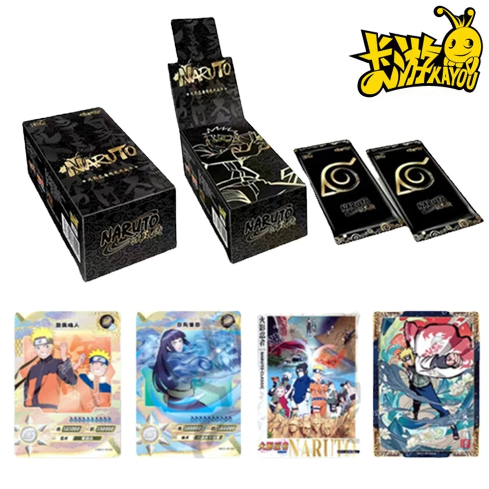 Nové karty Anime Kayou Naruto Naruto Ninja Age Box Limited Collection Card Card TCG Hračky pre chlapcov darček