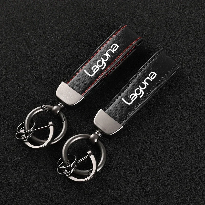 Nové kožené autá Keychain Horseshoe Buckle šperky pre príslušenstvo Laguna