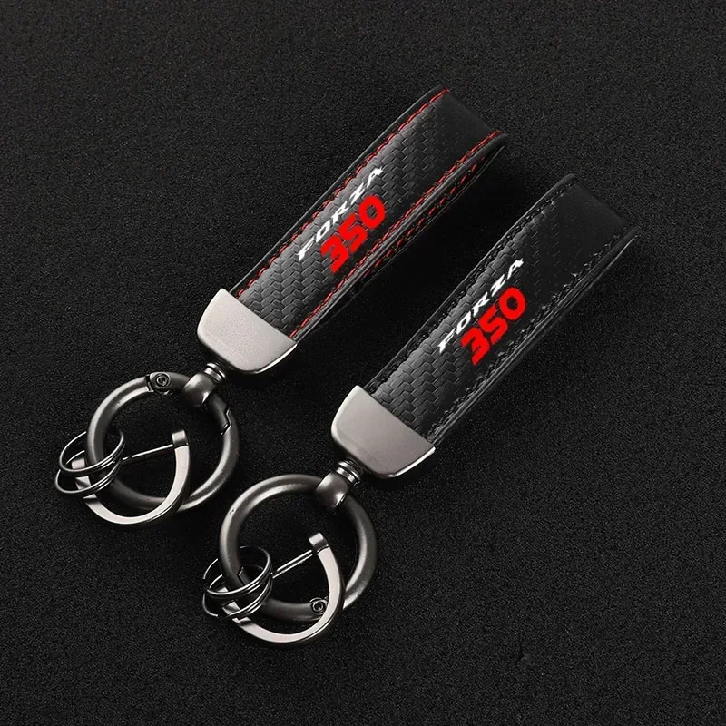 Nové kožené motocykle Keychain Horseshoe Buckle Jewelry pre Honda Forza350 NSS350 2018-2022 Príslušenstvo