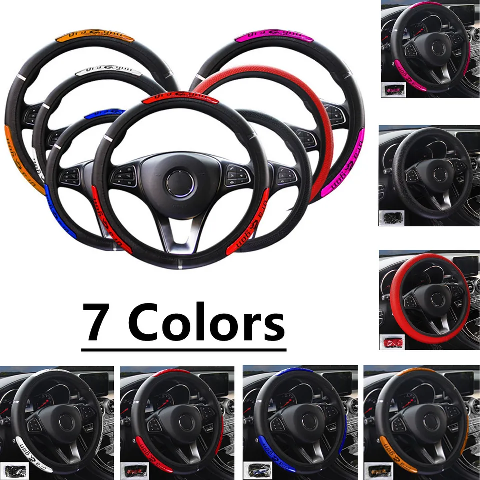 Nové kryty volantu z faux kože pre kolies pre Nissan Pathfinder Versa GTR 350Z Sunny Teana Qashqai X-Trail Murano Maxima Navara