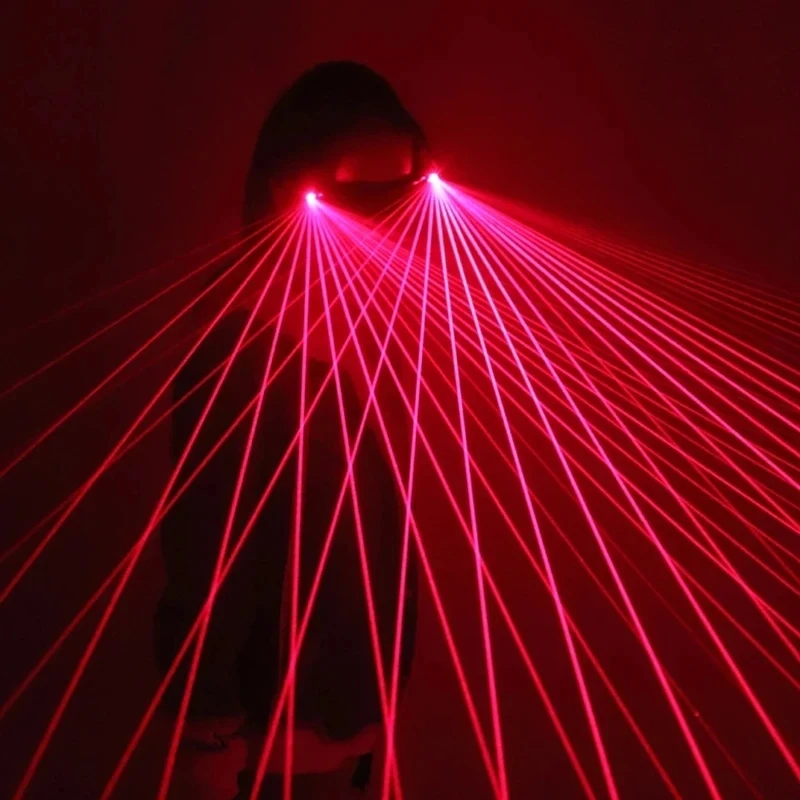 Nové laserové okuliare Party LED LED svetlo emitujúce okuliare Bar laserové atmosféry rekvizity show KTV Dance Stage Blibing Show Show