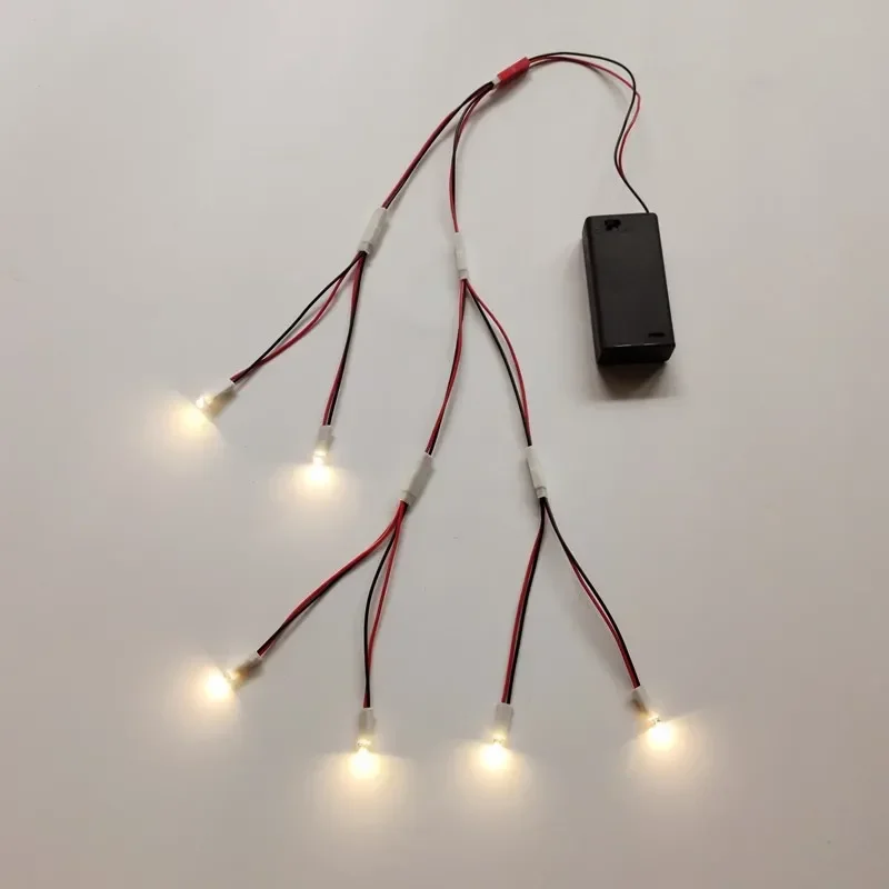 Nové LED lampa korálky malé nočné svetlo č. 5 batéria malá žiarovka DIY Creative Model Light