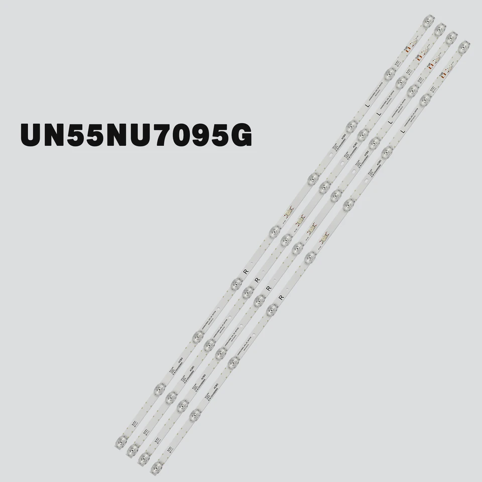 Nové LED prúžky pre UN55NU7095G UN55NU7095G_4X9_2W_MCPCB 14MM_V0 E47 UN55TU7090G UE55TU7002U HG55AJ630UJJXZ CRH-BP553030040404CT