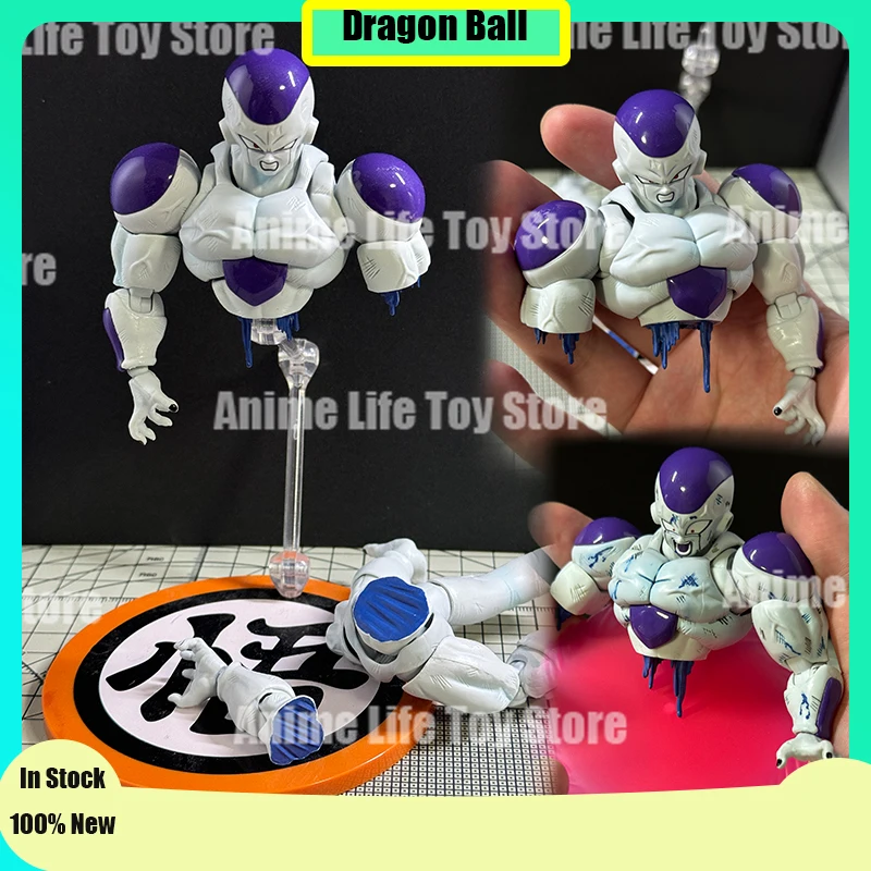 Nové letecké štúdio Dragon Ball Shfiguarts Frieza Custom Kit Action Figure Model Actide Actifies Model Hračky