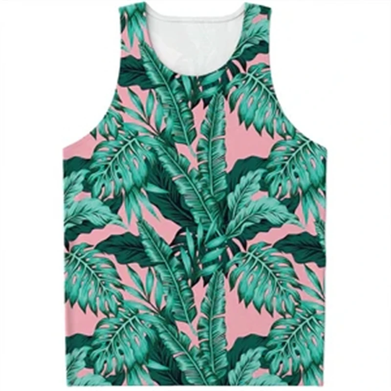Nové letné 3D papagáj tlačené Tank Graphic Grafic Tank top Men Gym Módne cool športové oblečenie Top kvetinové pánske fitness