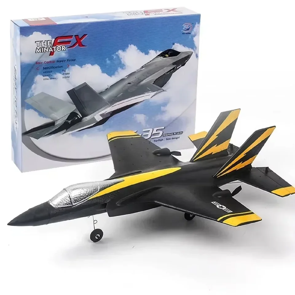 Nové lietadlo F35 Diaľkové ovládanie Fixné krídlo Štyri kanálové elektrické penové stíhacie stíha