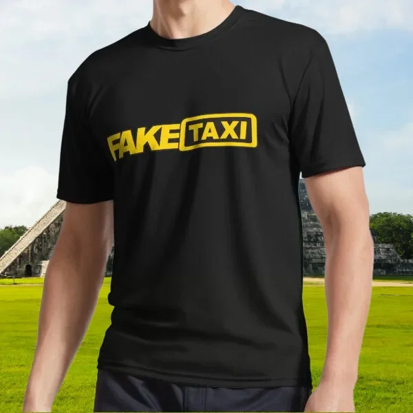 Nové logo loga Faketaxi Active Trigo Logo Tričko Funny Size S TO 5XL