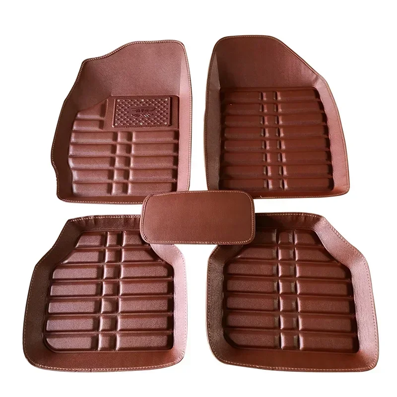 Nové luxusné kožené podlahové rohože pre podlahy pre Nissan Qashqai J11 2022 - 2014 Styling Styling Chráňte príslušenstvo nepremokavé anti špinavé
