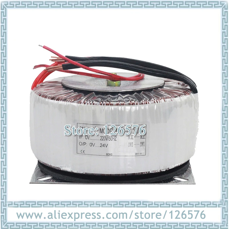 Nové medené toroidné 300W 300VA Vstupné napätie AC220V/AC110V Výstupné napätie 110V 70V 48V 24V 12V 5V Ring Transformer