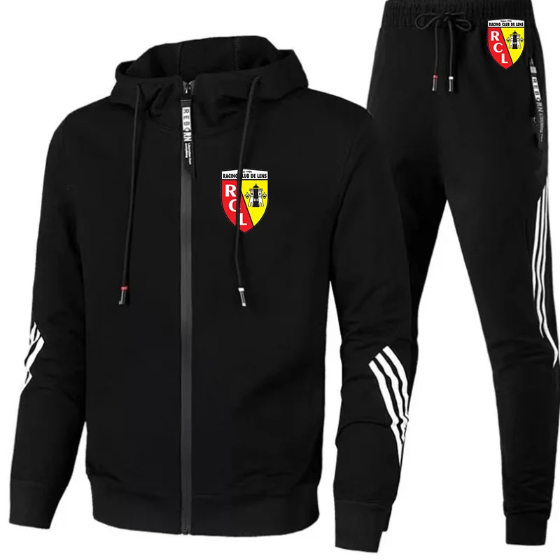 Nové mikiny športového oblečenia+nohavice 2ks Euro Club RC Tlačené muži Príležitostné súpravy Jarné súpravy