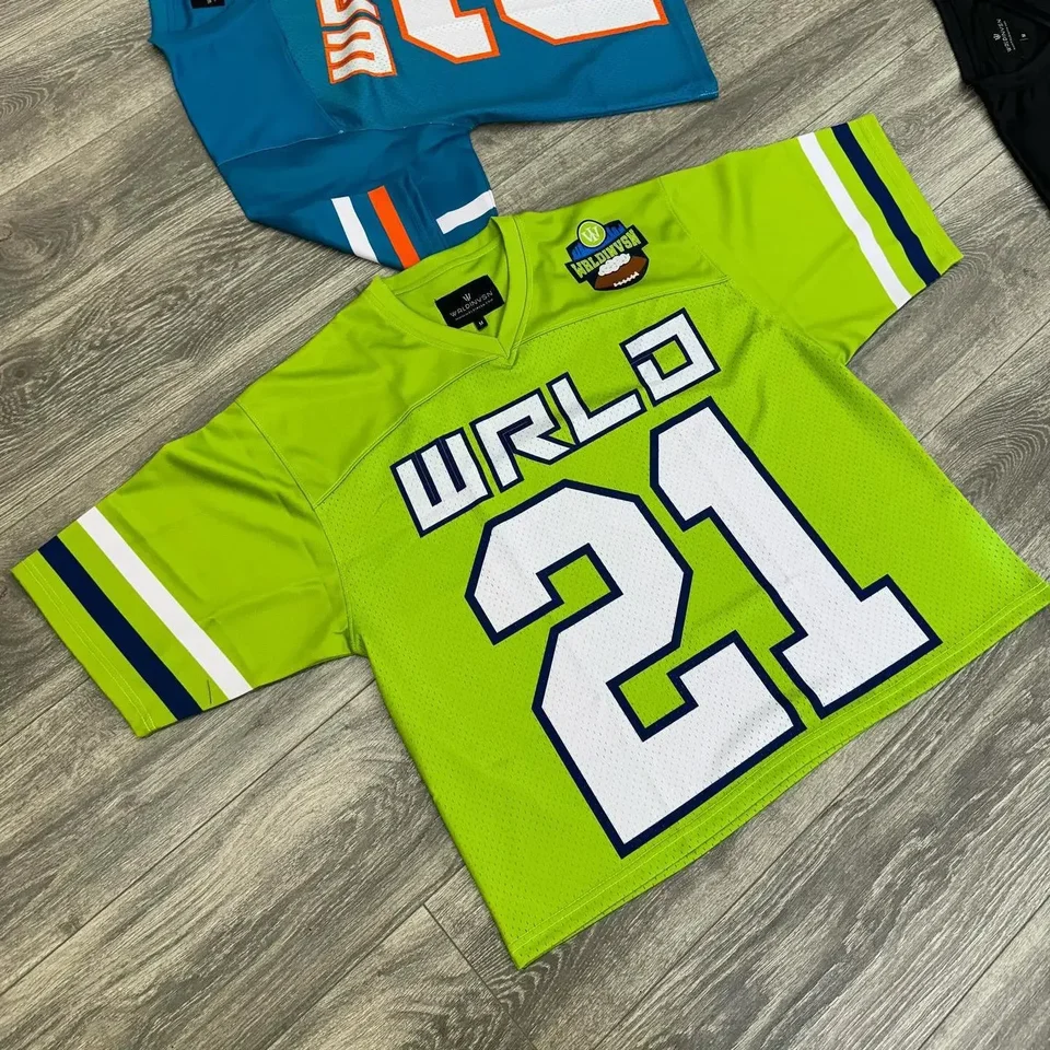 Nové mládež Loose V-Neck Digital Digital Ins Mesh Tričká Hip Hop Rock Street European a American Sports Jersey for Men Summer