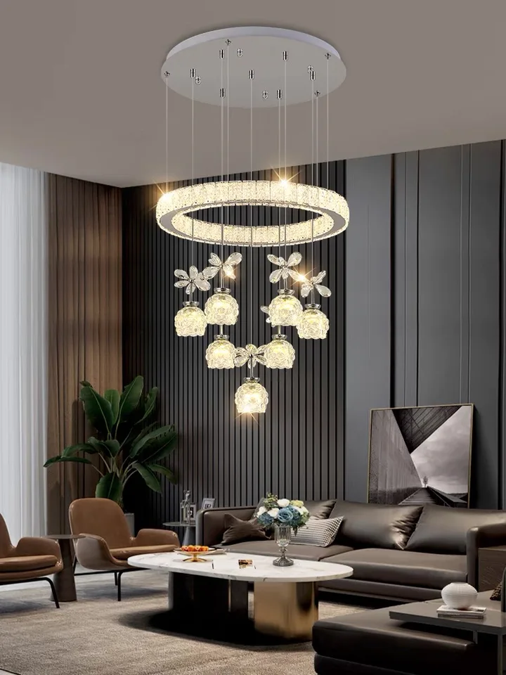 Nové moderné LED krištáľové sklo okvetné okvetné okvetné okvetné okvetné okvetné okvetné okvetné okvetné okvetné okvetné okvetné guľu