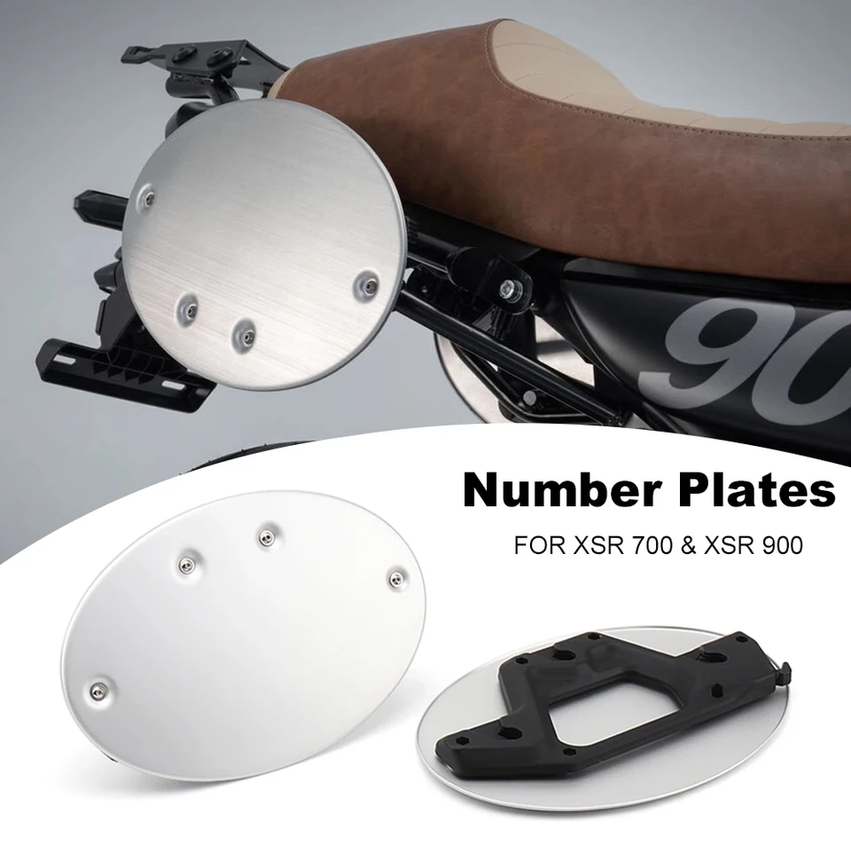 Nové motocykle Accessorie Silver Infill Bočné panely Čísla dosiek pre Yamaha XSR 900 XSR900 2022 2023 XSR 700 XSR700 2021 -