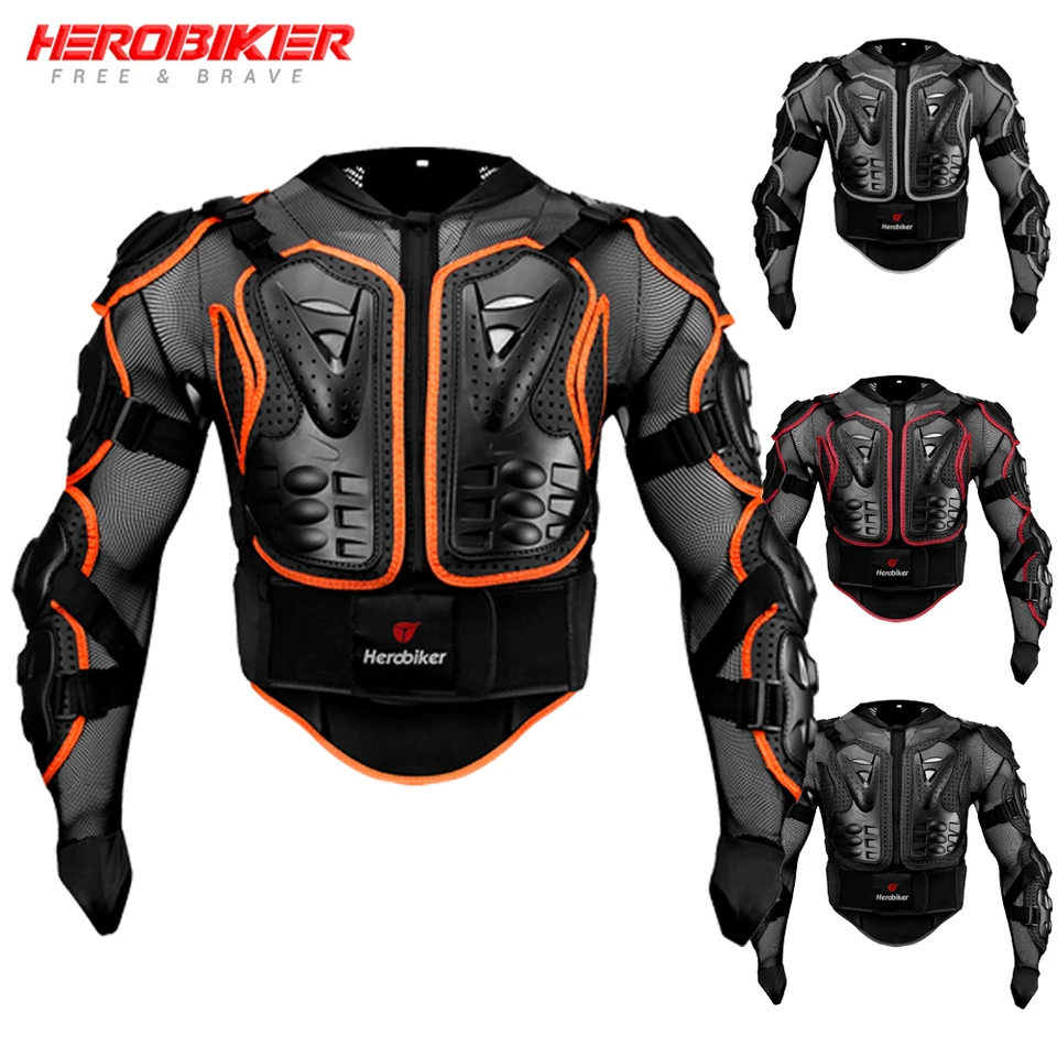Nové motocyklové bundy mužov na ochranu črty na ochranu črty Motokros Enduro Racing Moto Protective Equipment odev S-4XL