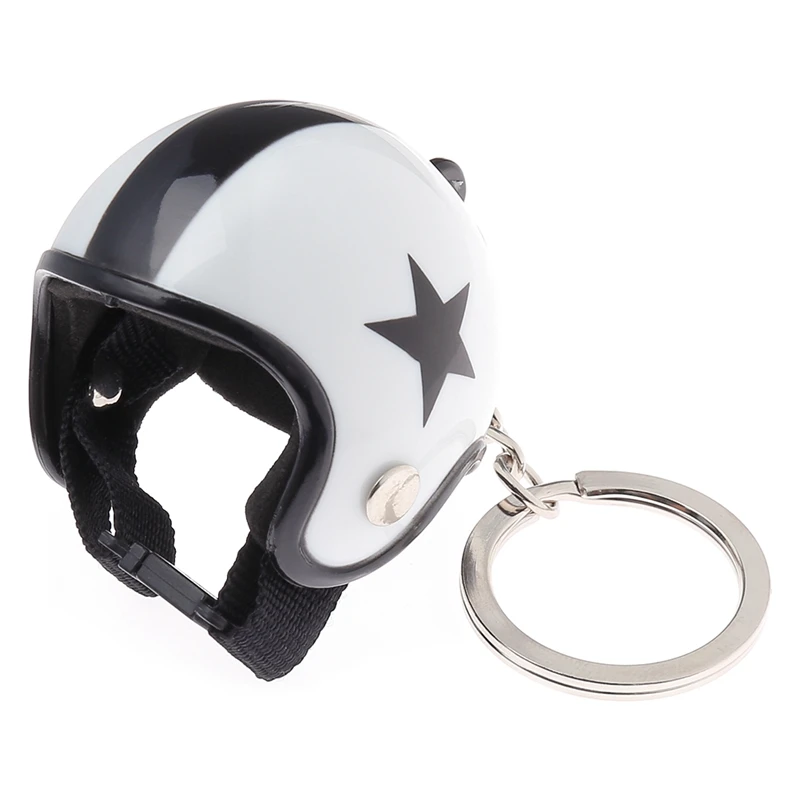 Nové motocyklové prilby Klávesové kľúče Ženy Muži kreatívne roztomilé bezpečnostné prilby kľúča kľúče vrecká Hot Key Ring Pendant Darček veľkoobchod