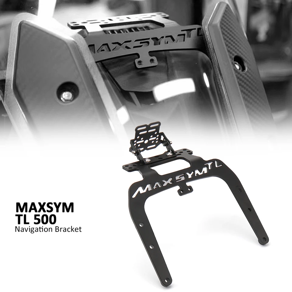 Nové motocyklové príslušenstvo Navigačná skupina GPS Mount Phone Držiteľ čierneho pre Sym Maxsym TL 500 MaxSym TL500
