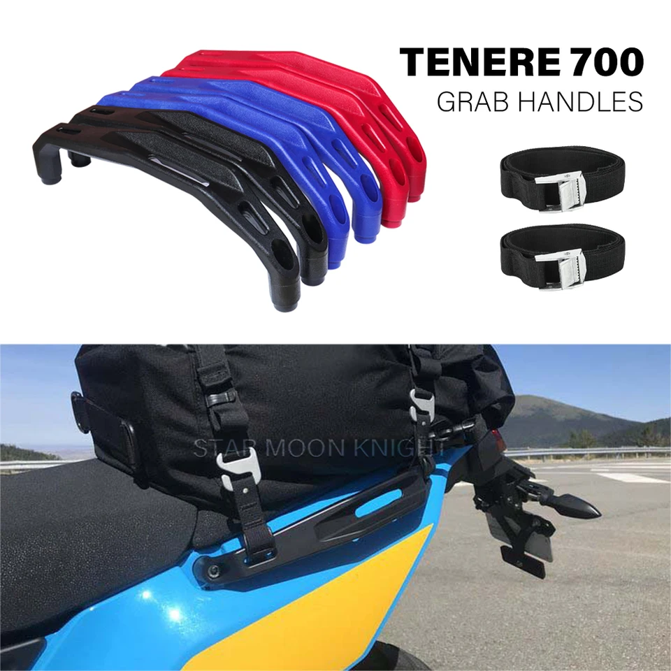 Nové motocyklové príslušenstvo Zadná rukoväť spolujazdca Grab Bar Rail lakťová lakťová opierka pre Yamaha Tenere 700 Tenere700 XTZ 7 T7 2019 2020 2021