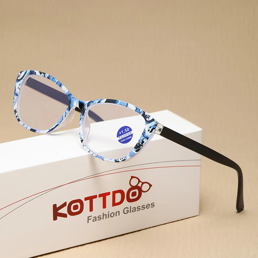 Nové módne plastové okuliare na čítanie Optické presbyopia okuliare Men Ženy anti modré svetlo hyperopia okuliare +1,0 +2.0 +3.0
