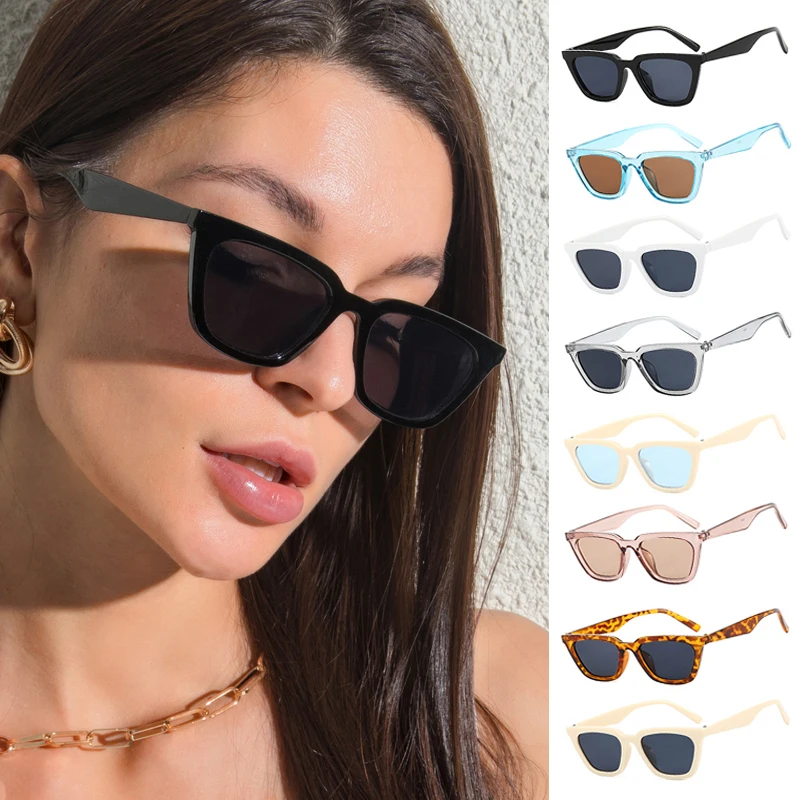 Nové módne slnečné okuliare Ženy Značka dizajnér sexy vinobranie mačacie okuliare okuliare Lady Outdoor Cesture tieň Žena Gafas de sol UV400