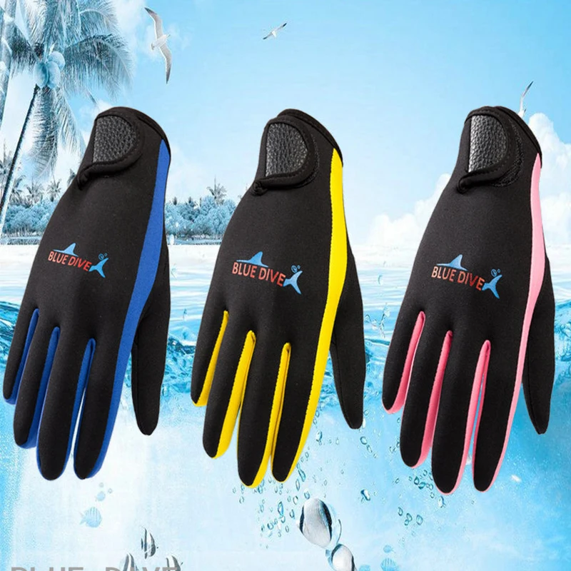 Nové najpredávanejšie 1,5 mm neoprénové rukavice potápačské surfovanie Spearfishing Snorkeling Teplé rukavice módne surfovanie potápačských rukavíc