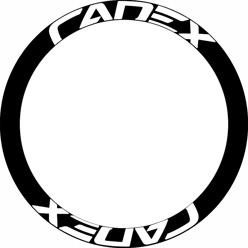 Nové nálepky na bicykle CADEX Bicykle REZPLATNÉ Vodotesné ráfiky Nálepky na nálepky na cestné bicykle