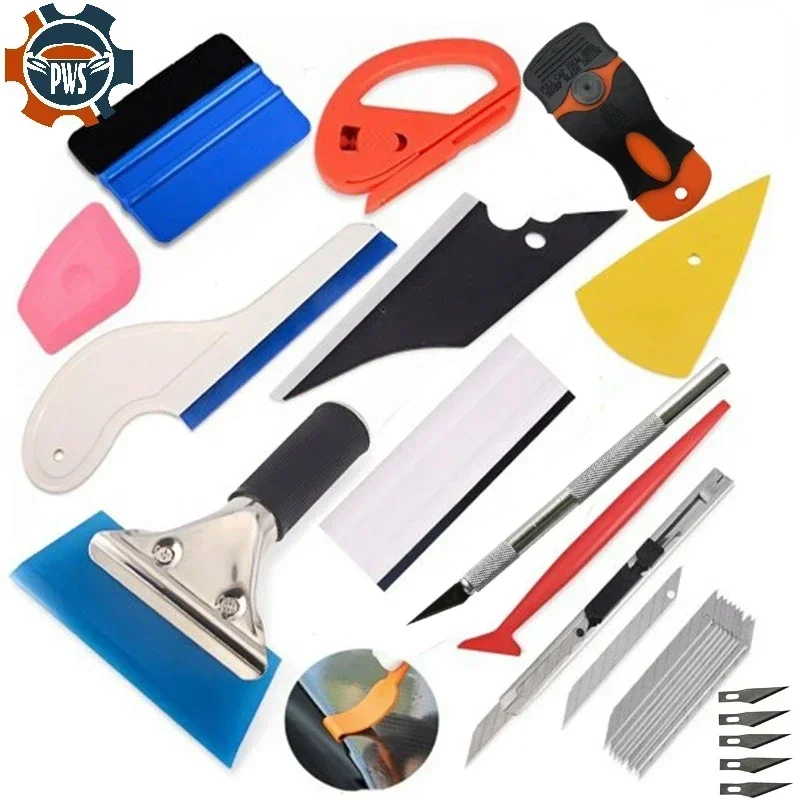 Nové okno s oknom vinyl Film Scrapper Window Súprava náradia