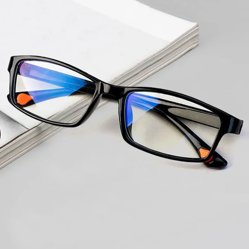 Nové okuliare na čítanie Men Ženy Športové anti-modré svetlo čítanie okuliarov Módny rám Presbyopia okuliare +100 až +400 okuliarov