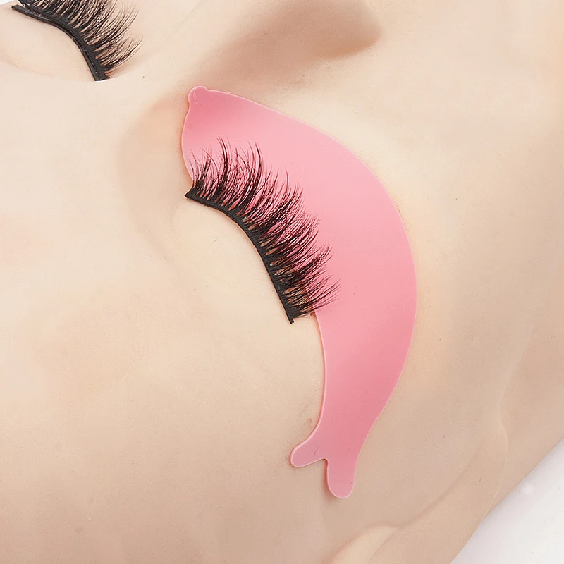 Nové opakovane použiteľné 1Pairské očné doštičky Silikónový pruh Lash Lift Lift Retension Hydrogélové náplasti pod očnými gélovými náradiami náradia