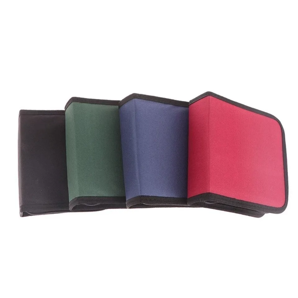 Nové opotrebenie CD puzdro 40 Pack Oxford Storage Storage Dolder Cover Cover Prenosné CD DVD Diss Storage Bag Storage