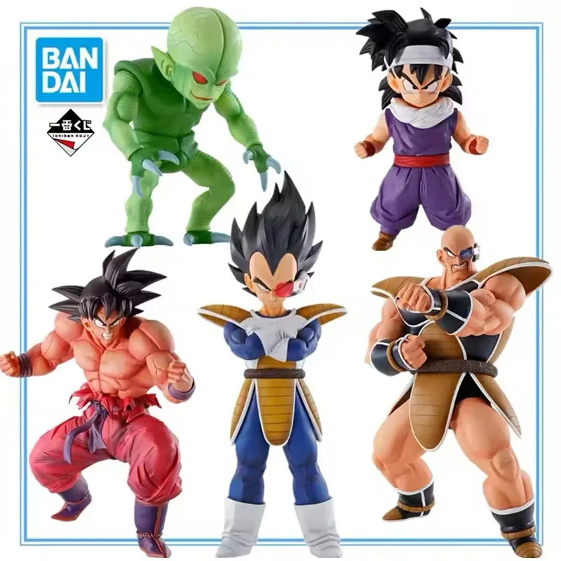 Nové originálne Bandai Ichiban Kuji Dragon Ball Z Hračky Posledná cena nappa Vegeta Goku Saiyan Anime Action figure dekorácie