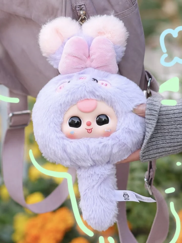 Nové originálne dieťa tri magické zrkadlové série roztomilý ornament Doll Ornament prívesok Rabbit Trend Trendy Play Ručne vyrábaný model dievčenský darček