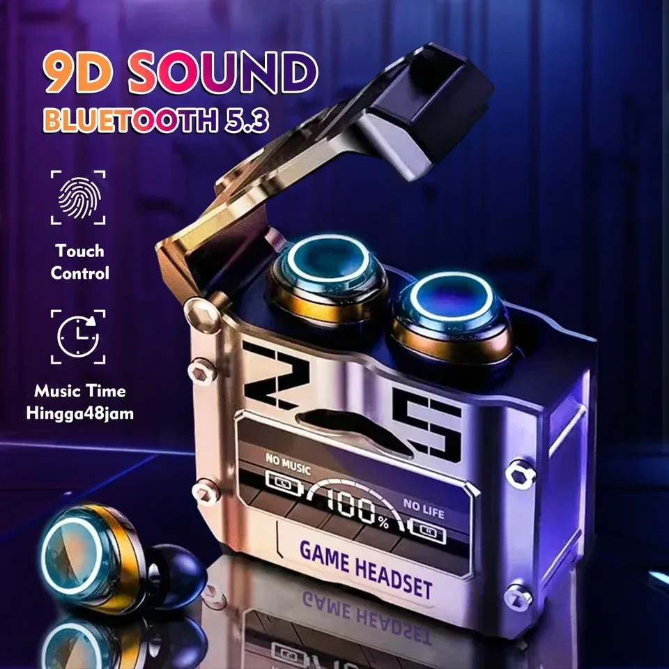 Nové originálne m25 Bluetooth 5.3 TWS bezdrôtové slúchadlá s displejom LED displej stereofónny headset dotyk dotykov