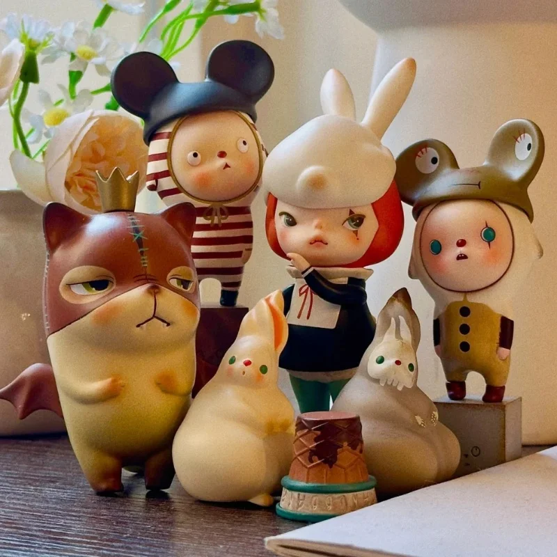 Nové originálne Sooya Studio Prologue Series Blind Box First Ban Cute Fashion Toy Doll Doll Kawaii Collection Model Birthday Darček pre deti