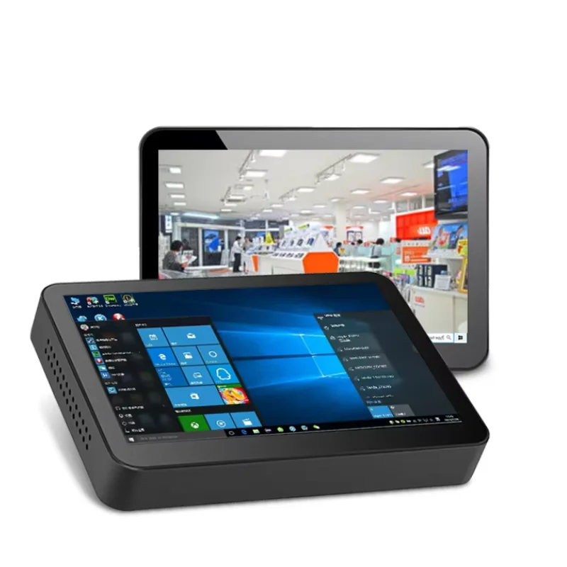 Nové pipo x2s mini pc 8 palcov IPS dotyková obrazovka Windows 10 OS Tablet PC N4020 Quad Core CPU 4G RAM 64G ROM WiFi RJ45 BT 4,0 Mini PC