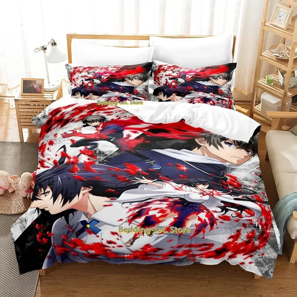Nové populárne hajime miyagi Andy Panda Bedding Set Cartoon Anime Trojdielna sada dospelých detských spální Duvetcover Sets Osobnosť
