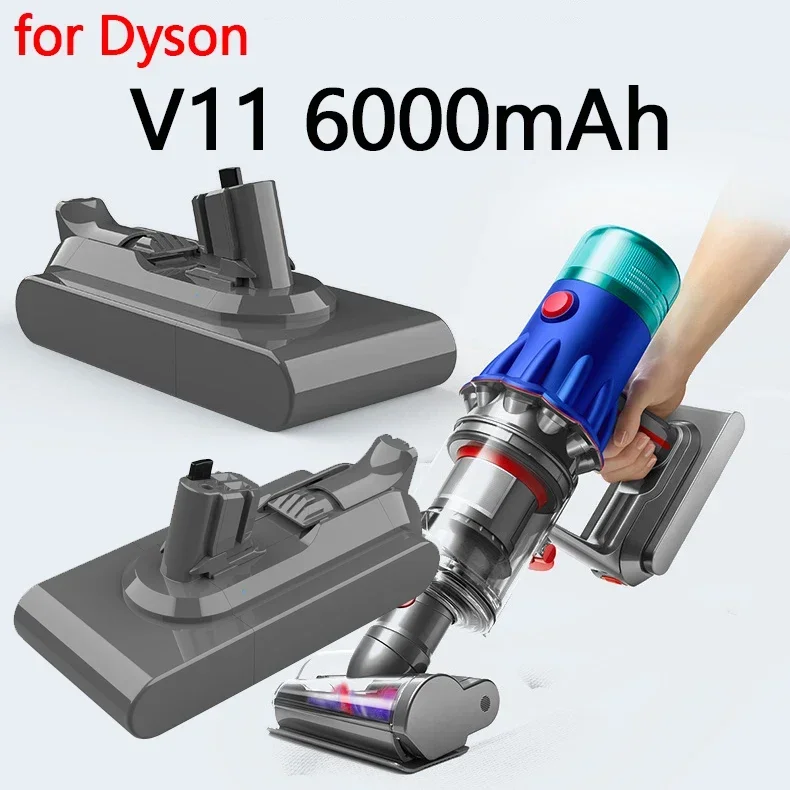 Nové pre Dyson vákuum 6000 mAh 100,8wh batéria pre Dyson Torque Drive Extra V11 Kompletný extra V11 nadýchaný extra V11 Animal V15