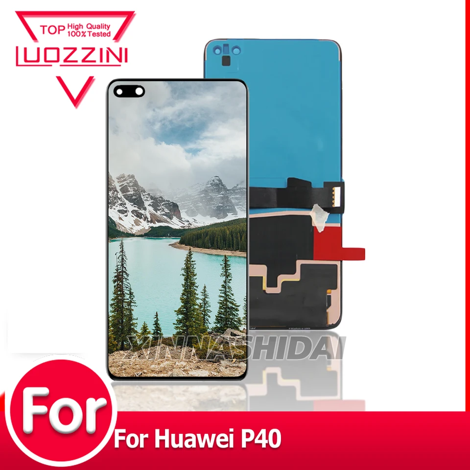 Nové pre Huawei P40 ANA-ANA ANA-TN00 ANA-NX9 ANA-LX4 LCD DISPLEY DISPLET DIGITÁRE Zostava zostavy zostavy
