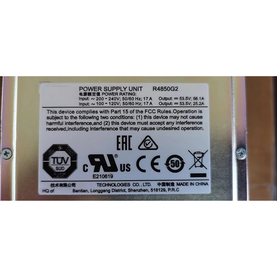 Nové pre Huawei R4850G R4850G2N2N6G6 usmerňovač modul modul Solárny PV Modul